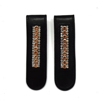 Boot Clips Crystal &amp; Rose Gold