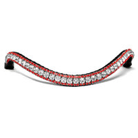 Browband Red & Crystal - Subtile