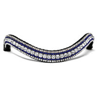 Browband Crystal & Blue
