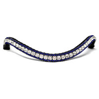 Browband Blue & Crystal -Subtile