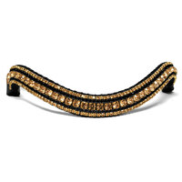 Browband Gold & Black